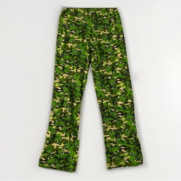 Teenage Mutant Ninja Turtles Camo Print Sleep Pajama Pants For Adults Size Small - Picture 2 of 7